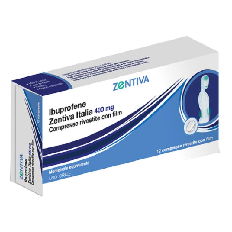 IBUPROFENE ZENT IT*12CPR 400MG